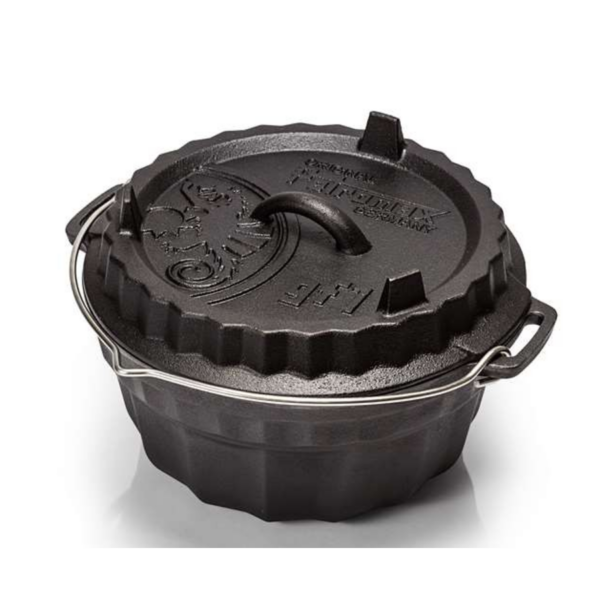 Petromax gietijzeren cake pan met deksel