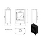 Kratki Alicja Hout CV kachel 15 Kw - Afbeelding 3