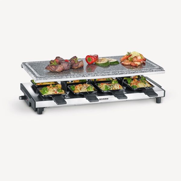 Severin Raclette met natuurgrillsteen RG 2374 - Afbeelding 3