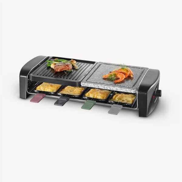 Severin Raclette-grill met natuurgrillsteen RG 9645 - Afbeelding 2