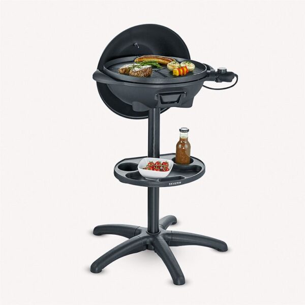 Severin Barbecue-elektrogrill, staande grill met kap PG 8541 - Afbeelding 2