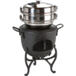 RVS Stoom/ kook pannenset - Afbeelding 3