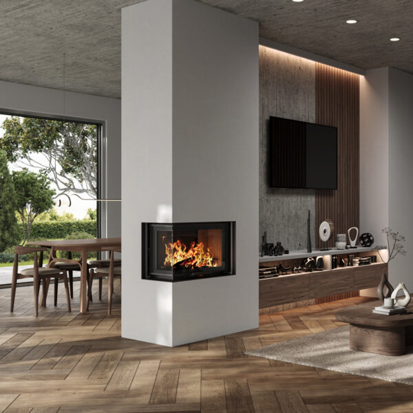 Inbouw houtkachel elite 3-zijdig - Afbeelding 2