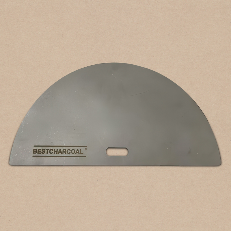 Bestcharcoal RVS Griddle - Halvemaanvormig - Compact