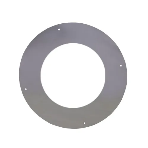 Rozet 0° rond 7,5 cm Ø100 mm – Dubbelwandig rookkanaal