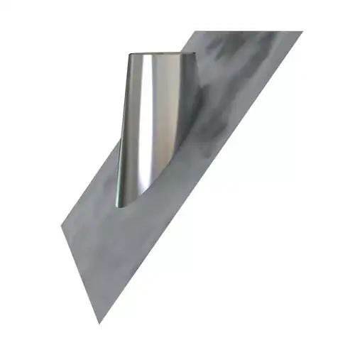 Dakplaat lood 45-60° Ø100 mm – Dubbelwandig rookkanaal