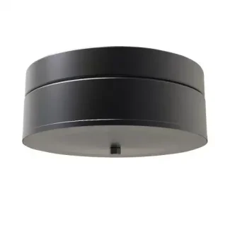 Dop T-stuk met drain Ø100 mm – Dubbelwandig rookkanaal zwart