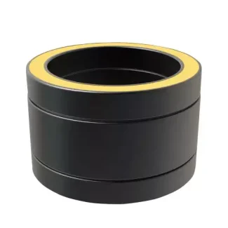 Pijp 10 cm Ø80 mm – Dubbelwandig rookkanaal zwart