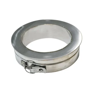 Topsectie Ø125 mm – Dubbelwandig rookkanaal