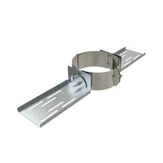 Verstevigde daksteun Ø125 mm – Dubbelwandig rookkanaal