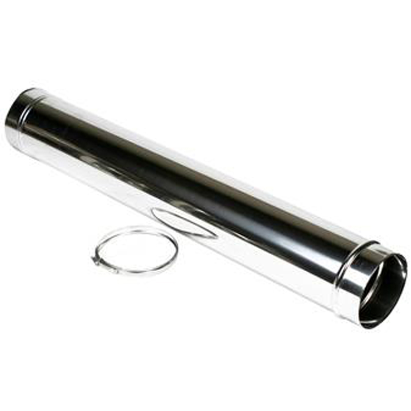 Buis Ø200 mm – 1000 mm – Enkelwandig RVS