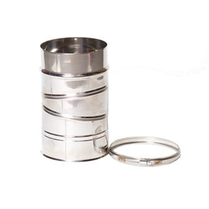 Verstelbare Bocht Ø150 mm – 0° tot 90° – Enkelwandig RVS