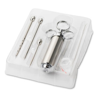 Turnpike BBQ Stainless Steel Marinade Injector Kit