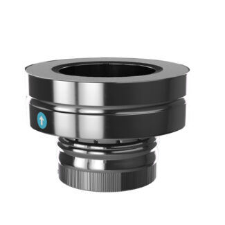 Aansluitstuk Ø125 mm – Isoduct dubbelwandig rookkanaal