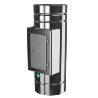 Reinigingsstuk 500 mm Ø125 mm – Isoduct dubbelwandig rookkanaal