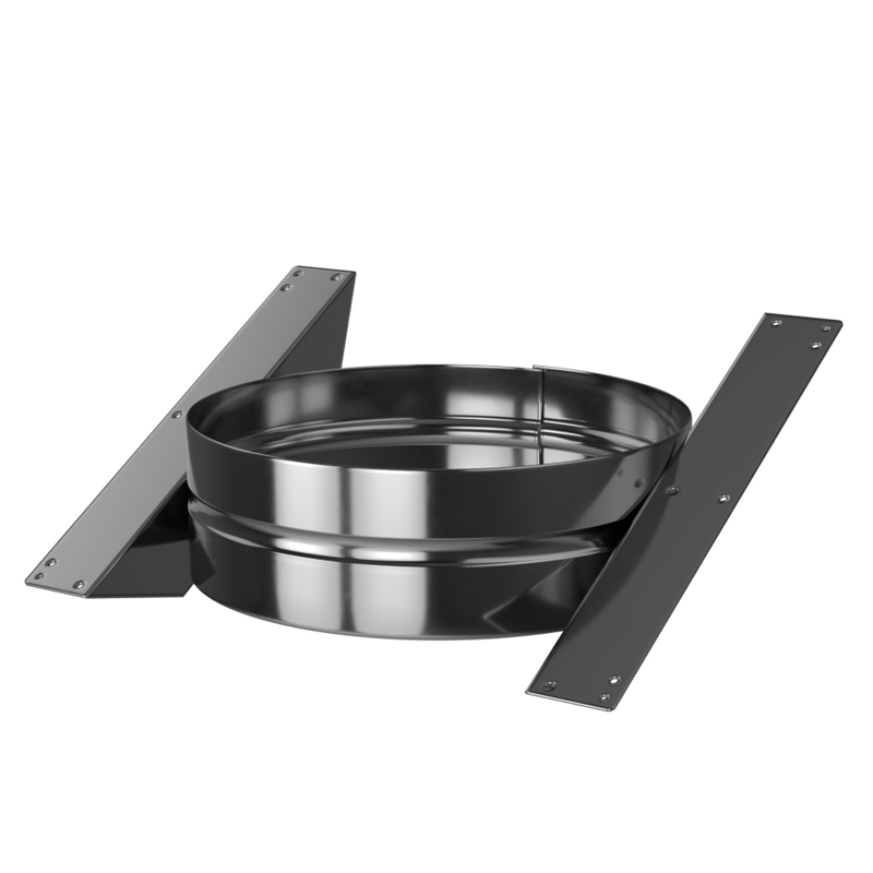 Dakondersteuning Ø125 mm – Isoduct dubbelwandig rookkanaal - Afbeelding 2