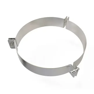 Tuidraadbeugel Ø100 mm – Dubbelwandig rookkanaal