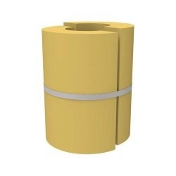 Muurisolatie 40 cm Ø80 mm – Dubbelwandig rookkanaal