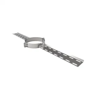 Daksteun lang Ø80 mm – Dubbelwandig rookkanaal