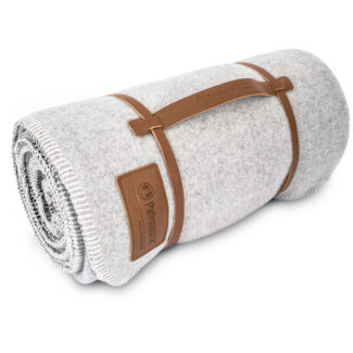 Petromax Wollen Deken Wit/Grijs 150 x 200