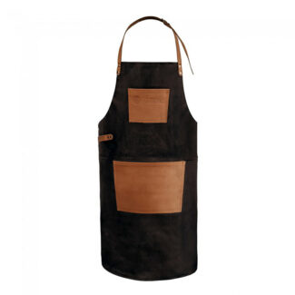 Petromax Buffellederen Schort met nekband
