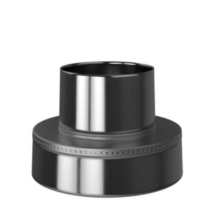 Topsectie Ø150 mm – Isoduct dubbelwandig rookkanaal