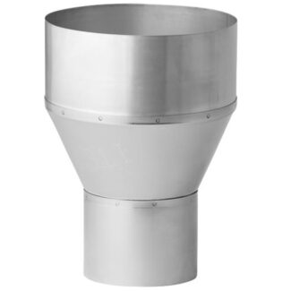 Verloop RVS Ø129 naar Ø151