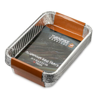 Turnpike BBQ Aluminium Drip Pan 21,5 x 15,5 x 3,5 cm 10 stuks