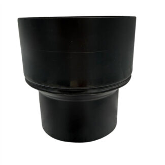 Verloop Ø100 naar Ø125 – Enkelwandig geblauwd staal