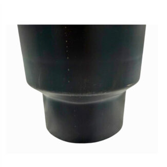 Verloop Ø120 naar Ø150 – Enkelwandig geblauwd staal