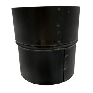 Verloop Ø125 naar Ø131 – Enkelwandig geblauwd staal