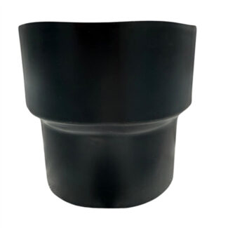 Verloop Ø131 naar Ø150 – Enkelwandig geblauwd staal