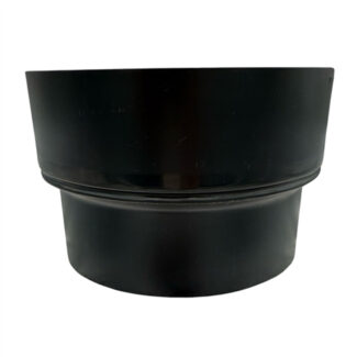 Verloop Ø180 naar Ø200 – Enkelwandig geblauwd staal