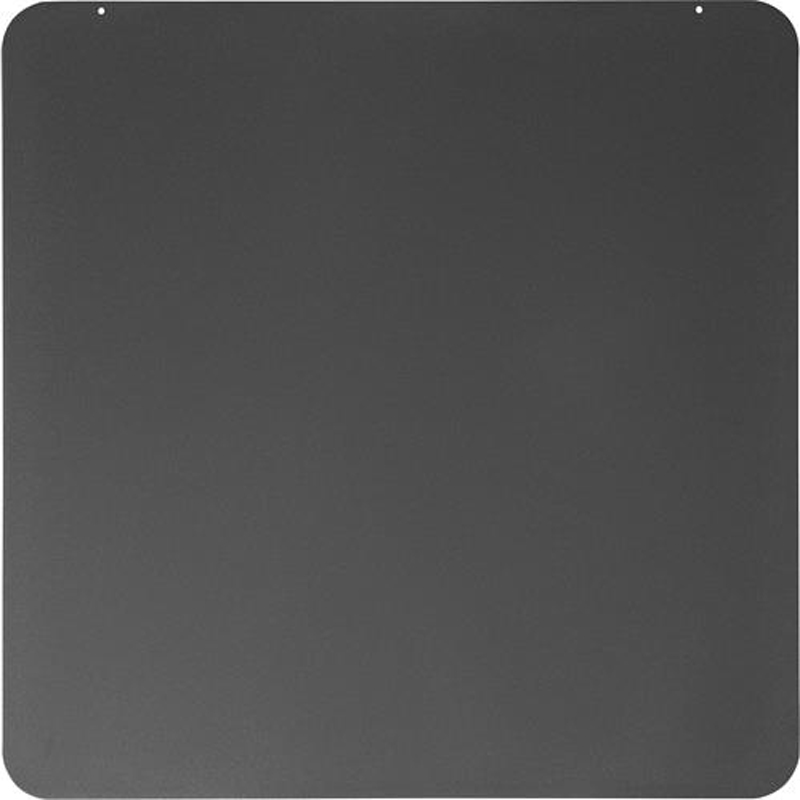 Vloerplaat vierkant antraciet 70 x 70 cm 2mm staal antraciet