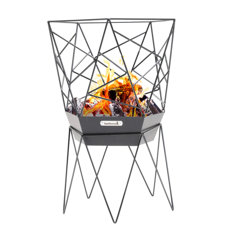 Barbecook Sierra vuurkorf uit gelakt plaatstaal 45x45x71cm