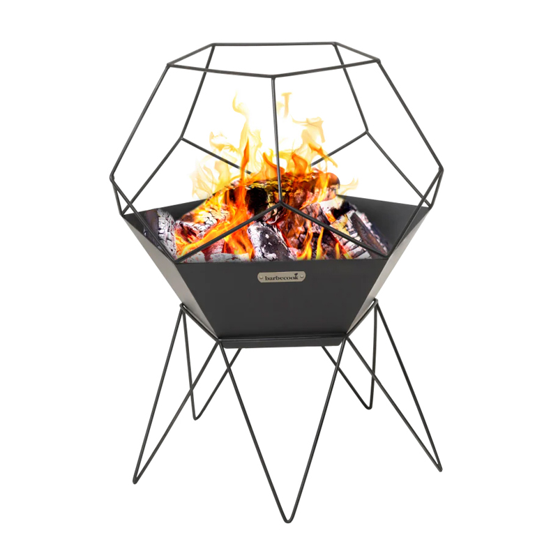 Barbecook Jura vuurkorf uit gelakt plaatstaal 42,5x42,5x70cm