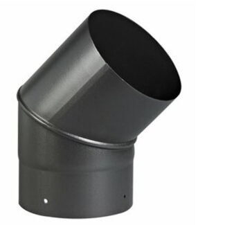 Bocht 45°  –  Ø150 mm –  Enkelwandig geëmailleerd staal