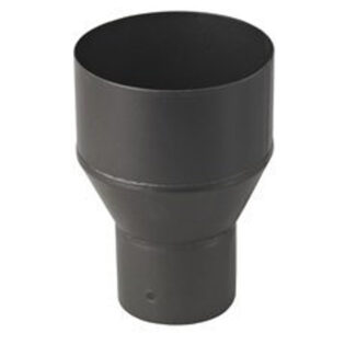 Verloop Ø153F naar Ø100M – Enkelwandig geëmailleerd staal