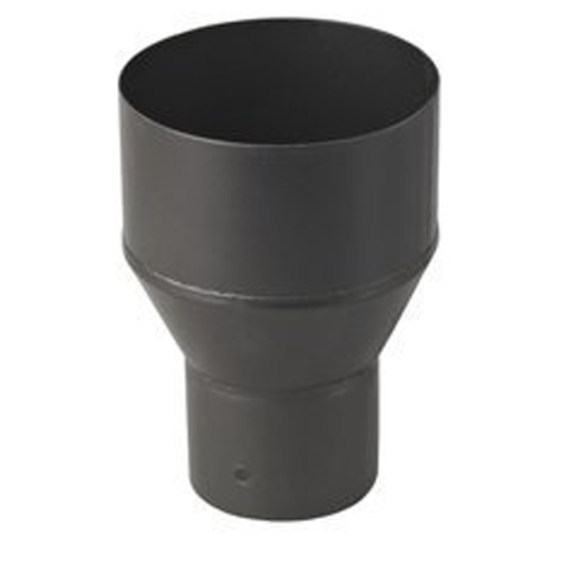 Verloop Ø153F naar Ø100M – Enkelwandig geëmailleerd staal