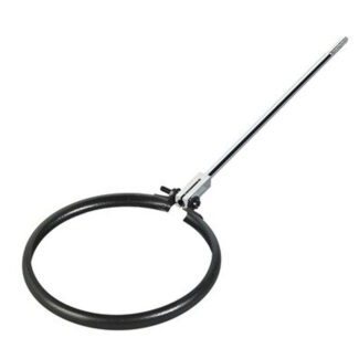 Muurbeugel Ø125 mm –  Enkelwandig geëmailleerd staal