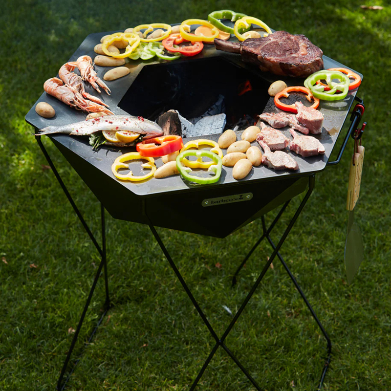 Barbecook hamburgerspatel uit rvs en hout - Afbeelding 4