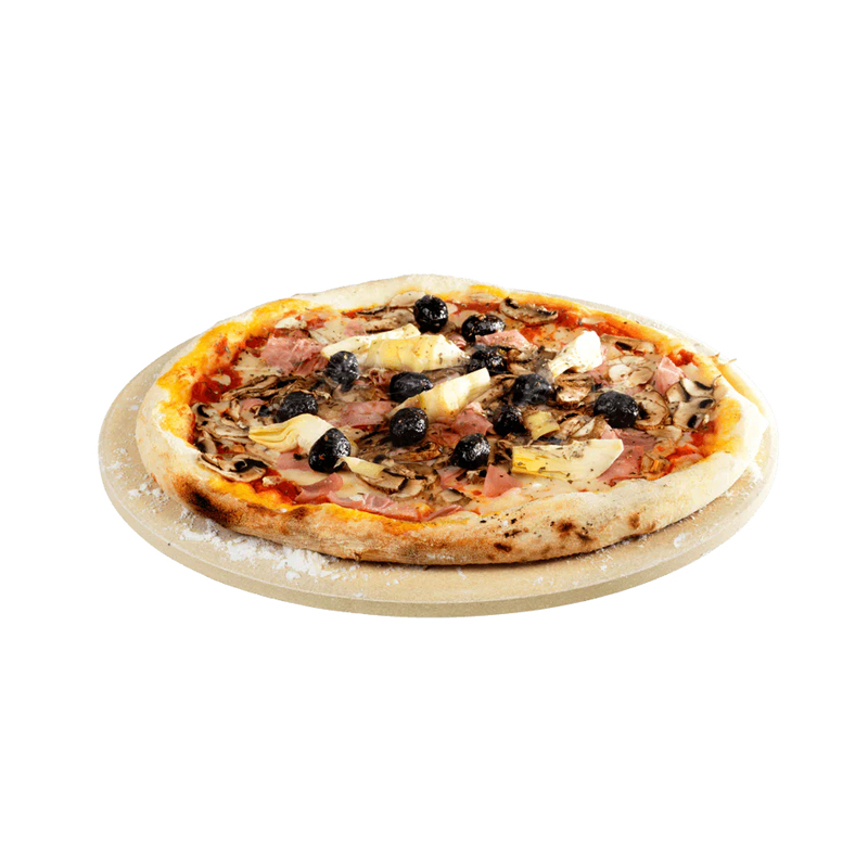 Barbecook pizzasteen uit vuurvaste klei - Afbeelding 3