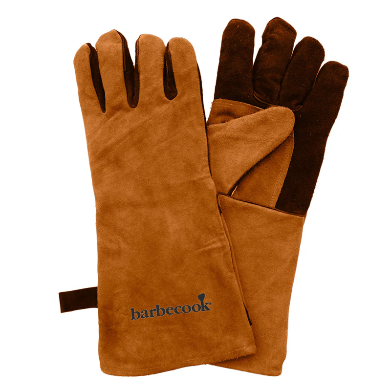 Barbecook set van 2 zachtlederen handschoenen