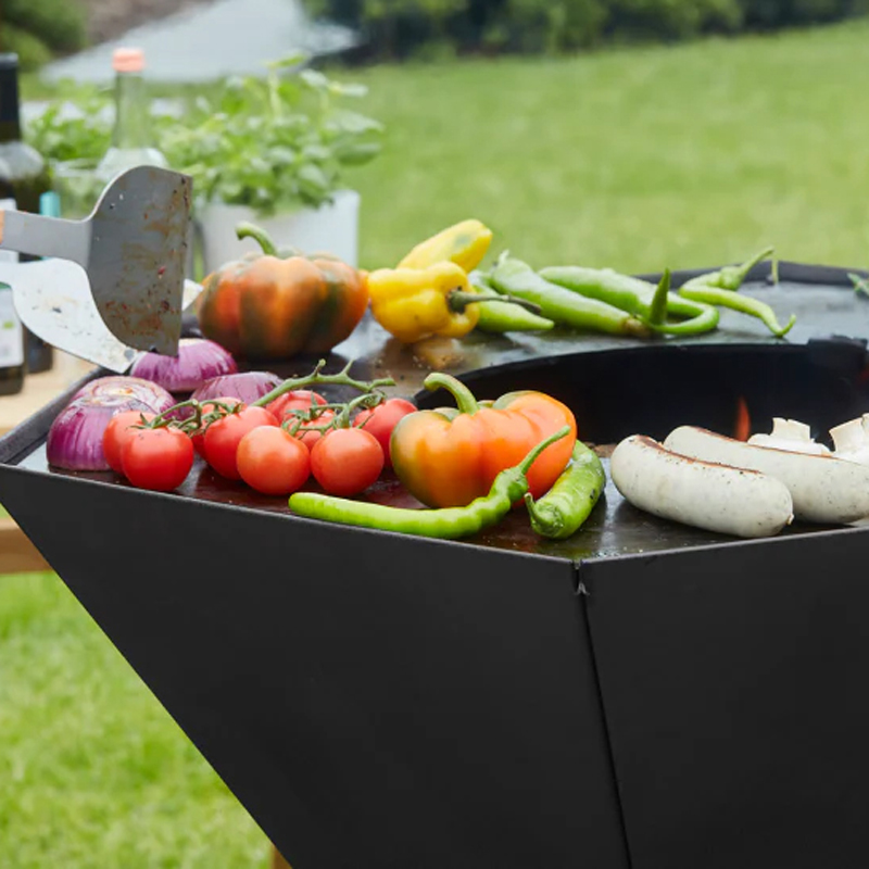 Barbecook Nestor Original houtbarbecue uit staal zwart 92x82x101cm - Afbeelding 3