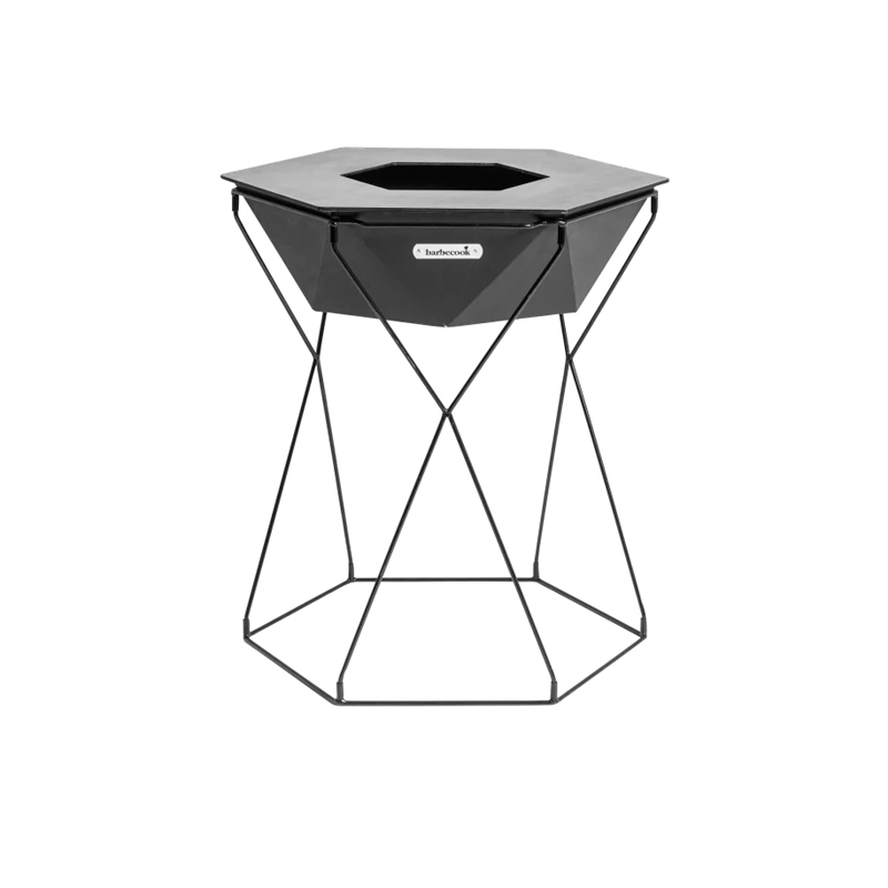 Barbecook Rila vuurkorf en barbecue uit staal 80x75x71cm