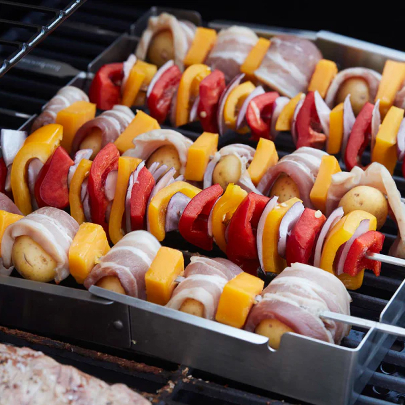 Barbecook brochettehouder uit rvs - Afbeelding 3