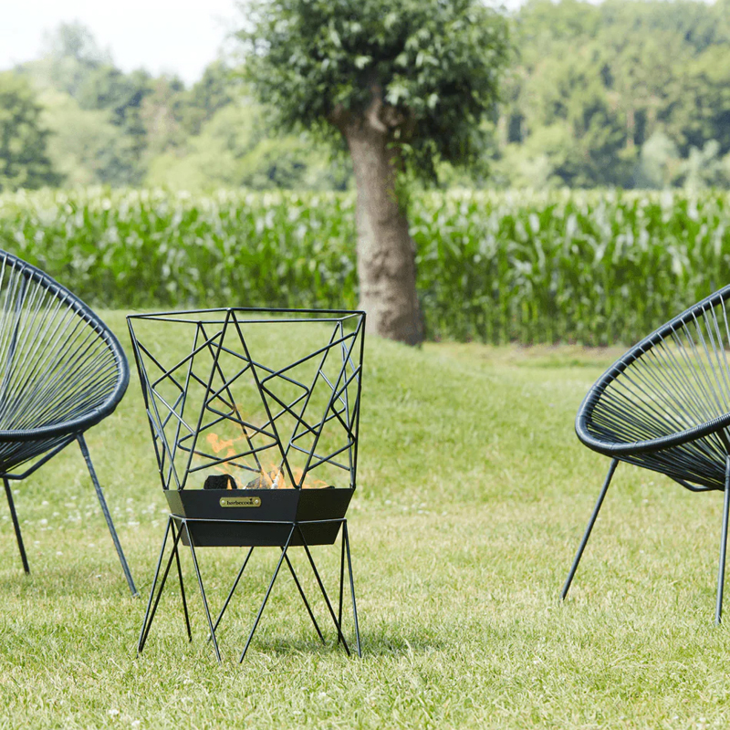 Barbecook Sierra vuurkorf uit gelakt plaatstaal 45x45x71cm - Afbeelding 5