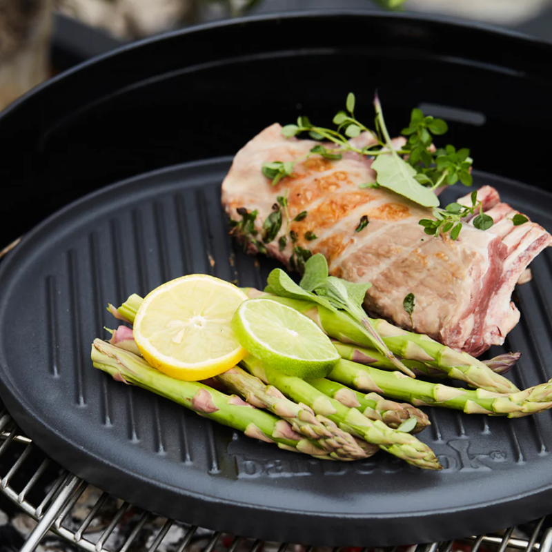 Barbecook houtskoolbarbecue contactplaat uit geëmailleerd gietijzer - Afbeelding 4