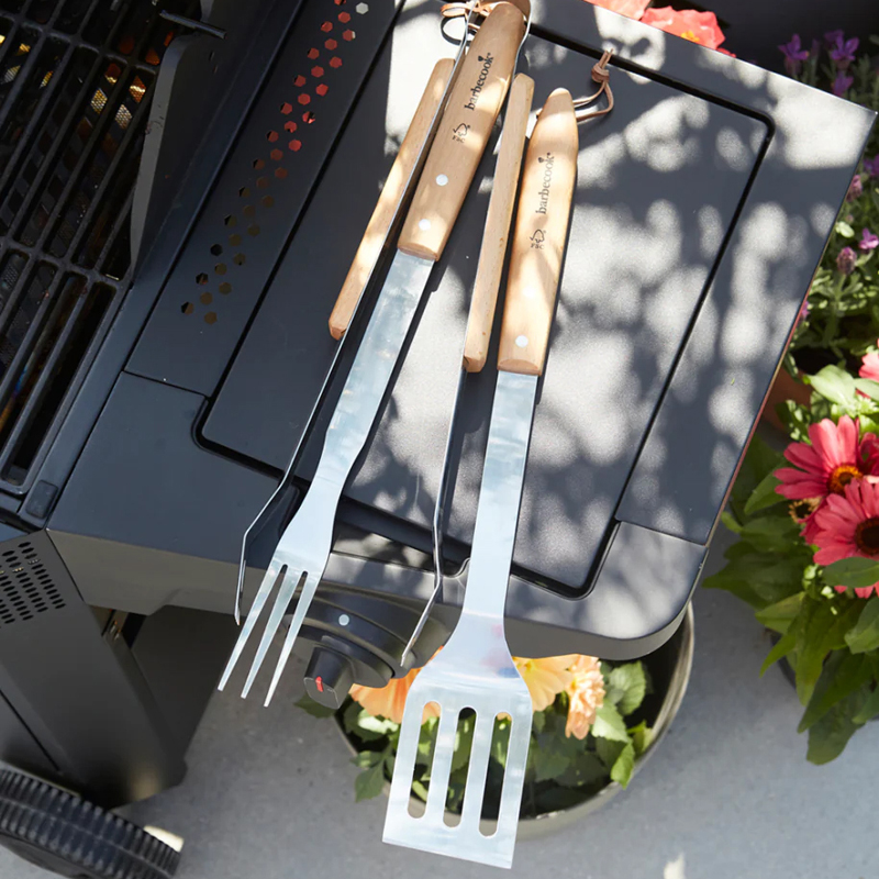 Barbecook spatel uit rvs en hout - Afbeelding 3
