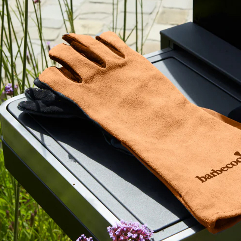 Barbecook set van 2 zachtlederen handschoenen - Afbeelding 3